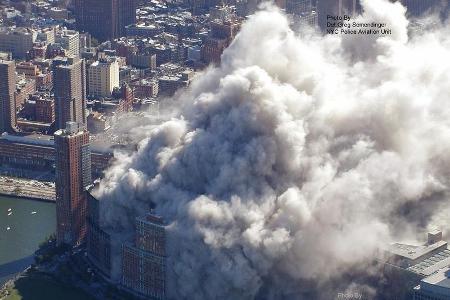 Neue dramatische Fotos von 9/11