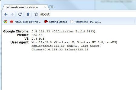 Wer in Google Chrome in der Adresszeile 