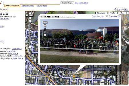 Kennen Sie : Google bietet hier die Möglichkeit an, die Straßen aus der Sicht eines Autofahrers abzufahren. Wer dem Google-H...