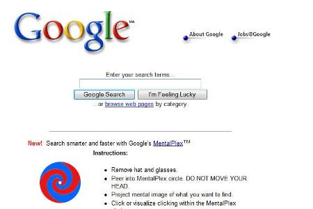 Auf bietet Google eine Suchmaschine ein, die Ihre Gedanken lesen kann. Somit müssen Sie einen Suchbegriff nicht eingeben, s...