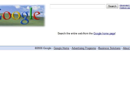 Egal welches Betriebssystem man verwendet, es gibt eine entsprechende Startseite bei Google. So beispielsweise und eine für .