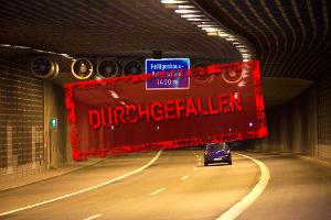 ADAC-Tunneltest 2010: Vier Auto-Röhren fallen durch!