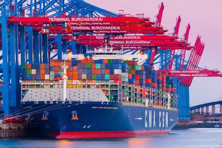 Deutschlands größter Hafen befindet sich in Hamburg. Stolze 8,8 Millionen Standardcontainer werden hier binnen eines Jahres ...
