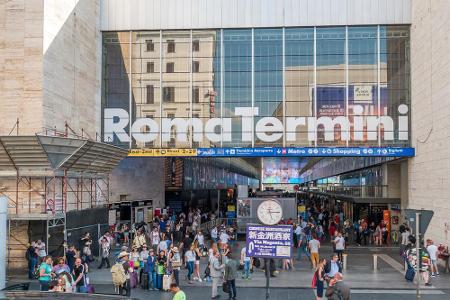 Platz zehn geht an Roma Termini in der italienischen Hauptstadt. Der im Stadtteil Esquilino gelegene Kopfbahnhof ist nicht n...