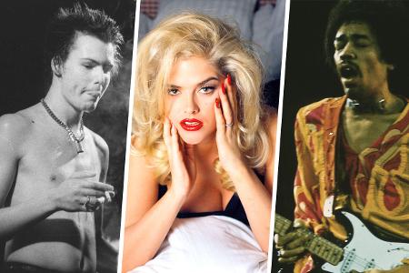 Titelbild Anna Nicole Smith Sid Vicious Jimi Hendrix