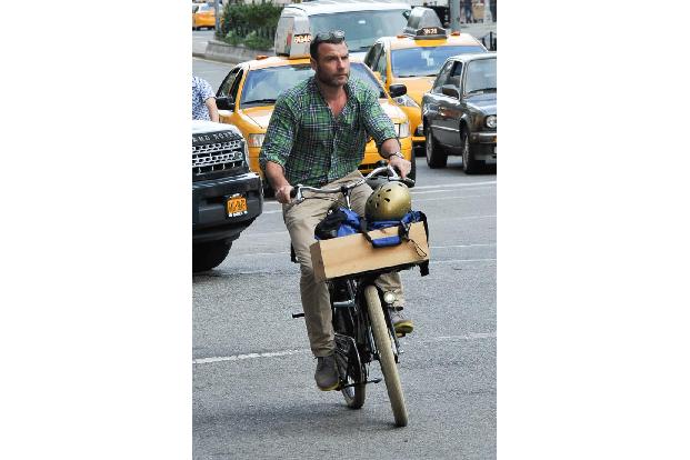 Nicht ohne mein Fahrrad! Liev Schreiber ist in Sachen Drahtesel ein echter 