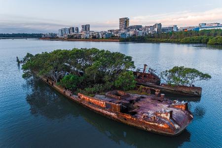 S.S. Ayrfield Schiffswrack vor Sydney