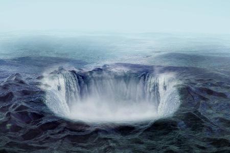 Bermuda triangle, conceptual artwork Bermuda triangle, conce...