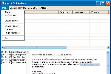 Shark 3.1
Rechner übers Internet fernsteuern – das ist der Einsatzweck von Shark. Anders als legale Remote-Desktop-Software ...