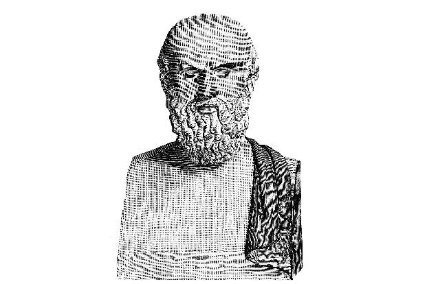 B�ste von Aischylos, 525 v. Chr., 456 v. Chr., Dichter der g...