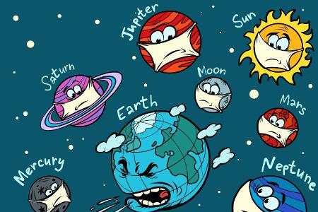 Planet Earth is sick. The epidemic of influenza pandemic cor...