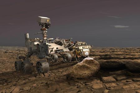 Die Bilder von Mars-Roboter 