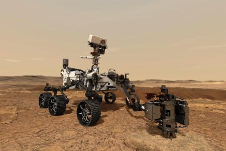 Die Bilder von Mars-Roboter 