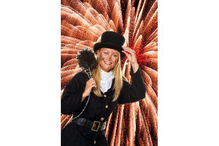 Schornsteinfegerin, Gluecksbringer zu Silvester, Jahreswechs...
