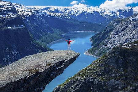 Den Blick in die Ferne schweifen lassen und dabei die Welt entdecken. Das geht am besten, wenn man ganz weit oben ist - auf ...