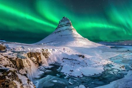 Platz 5: Ein vergleichbares Bild liefert Island. In dem nordischen Inselstaat - hier zu sehen der Berg Kirkjufell - ist alle...