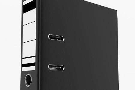 Alte Ordner lassen sich für Weihnachten recyceln.