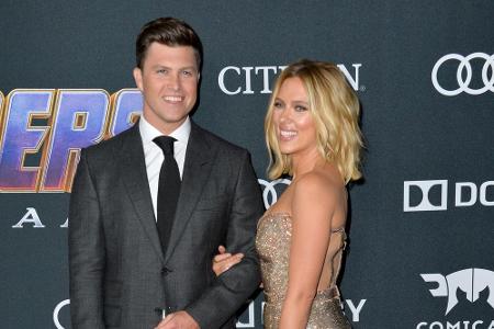 Schauspielerin Scarlett Johansson (34) und TV-Star Colin Jost (37) waren zwei Jahre ein Paar, bevor die Verlobung vor der Tü...