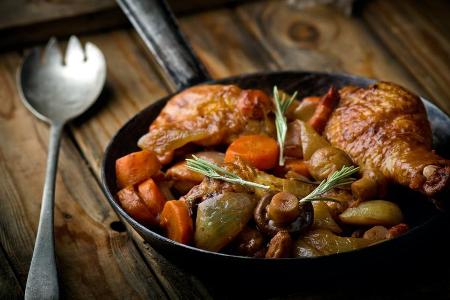 Huhn mal anders: Coq au Vin