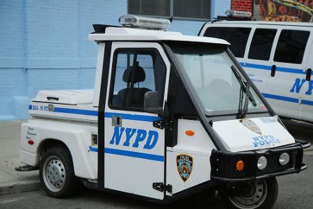 Ein Dreirad der New Yorker Polizei: Für Verfolgungsjagden eher wenig geeignet.