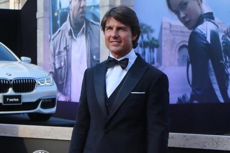 Hollywood-Star Tom Cruise (53) bringt es leidglich auf 1,70 Meter. Und mit seiner geringen Körpergröße ist er unter den Prom...