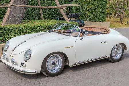 Ein weiterer Punkt in der Beweisführung ist der Porsche 356 Speedster. Schöner wurden Sportwagen seitdem nie mehr.