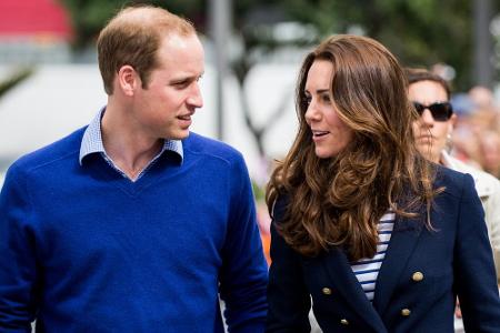 Eine kahle Stelle am Hinterkopf ist auf diesem Bild von 2014 deutlich zu erkennen. Herzogin Kates wallende Mähne sieht im Ge...