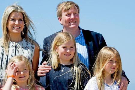 Die niederländische Königsfamilie im Sommerurlaub 2015