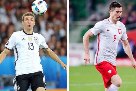 Sowohl Thomas Müller (l.) als auch Robert Lewandowski haben bereits unter Beweis gestellt, dass sie für ihre Teams unverzich...