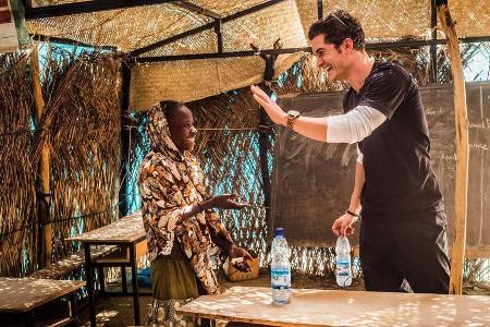 Bloom in seiner Rolle als UNICEF-Botschafter im westafrikanischen Niger