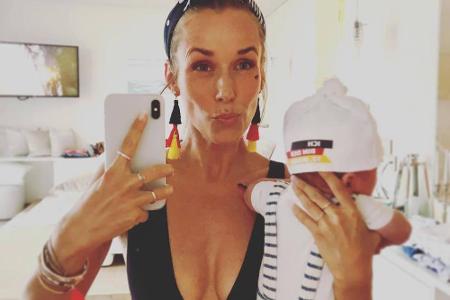 Kurz vor der WM brachte Annemarie Carpendale ihr erstes Kind, einen Sohn, auf die Welt. Und auch wenn er früh in voller Mont...