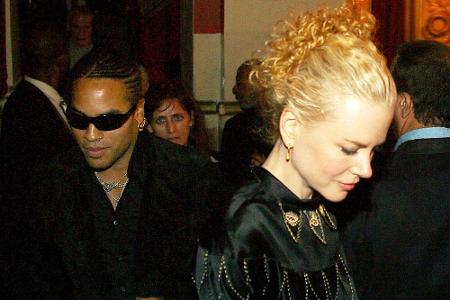 Nicole Kidman war wiederum nach der Scheidung von Tom Cruise von 2003 bis 2005 mit Rock-Star Lenny Kravitz liiert. Die beide...