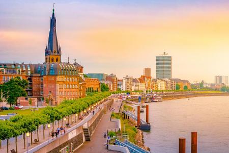 Eine andere Landeshauptstadt schnappt sich Rang sieben. Düsseldorf ist zudem gleichzeitig die siebtgrößte Stadt Deutschlands.