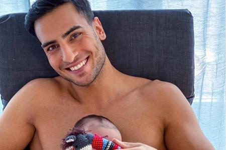 Und noch ein Junge! Zusammen mit Freundin Carolin freute sich 