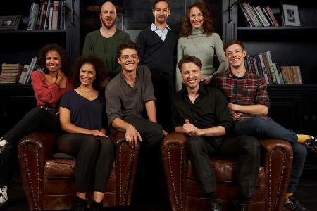 Die Darsteller von (v.l.n.r.): Sebastian Witt (Ron), Markus Schöttl (Harry Potter), Sarah Schütz (Ginny); Madina Frey (Rose)...