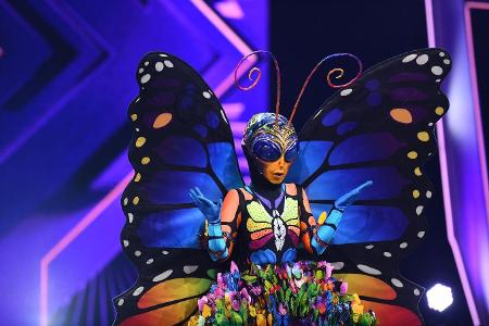 Heidi Klum, Stefanie Giesinger? Die Demaskierung des Schmetterlings war leider eine kleine Enttäuschung.