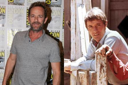 James Stacy wiederum drehte einst mit Western-Star Wayne Maunder (1937-2018). Im Film spielt ihn Luke Perry (1966-2019), für...