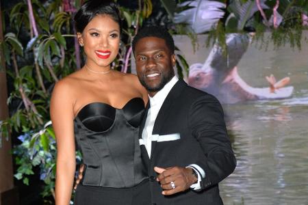Auch Comedian Kevin Hart (40) gehört mit seinen 1,63 Meter nicht zu den Hochgewachsenen. Seine Frau Eniko Parrish (34) ist m...