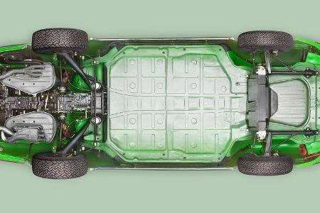 Porsche Unterboden Fotografie