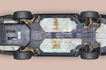 Porsche Unterboden Fotografie