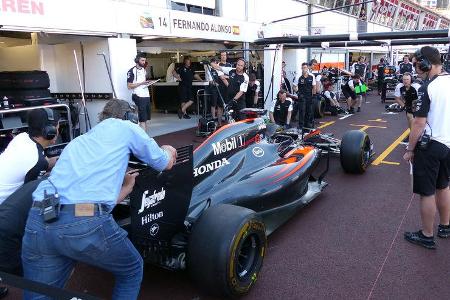 McLaren - Formel 1 - GP Monaco - Mittwoch - 20. Mai 2015