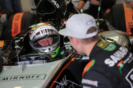 Martin Brundle - Force India - Silverstone - 2015
