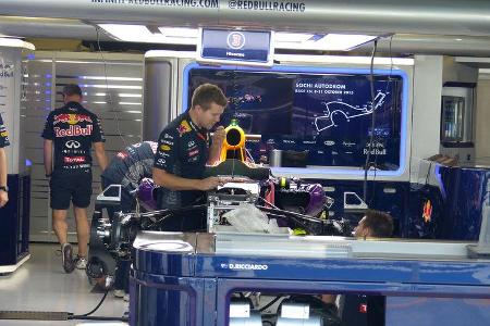 Red Bull - Formel 1 - GP Russland - Sochi - Donnerstag - 8.10.2015