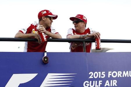 Vettel & Räikkönen - GP Bahrain 2015
