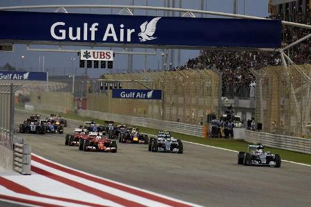 Start - GP Bahrain 2015