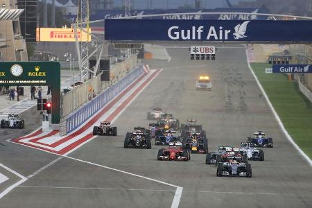 Start - GP Bahrain 2015