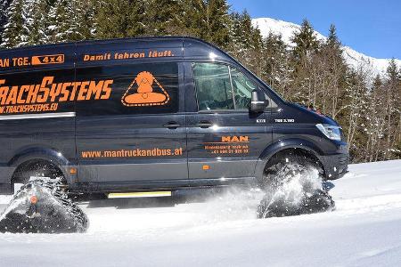 MAN TGE 4x4 Raupenantrieb