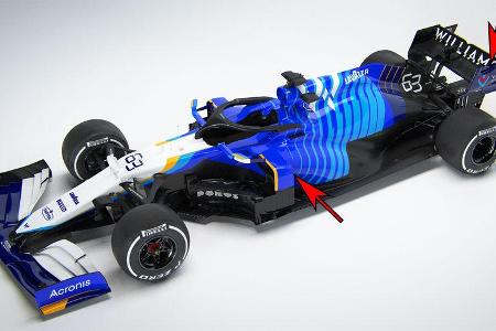 Williams FW43B - Formel 1 - Technik - 2021