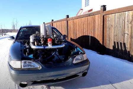 Ford Mustang 1995 Umbau Motor Acht Turbolader
