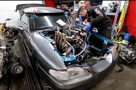Ford Mustang 1995 Umbau Motor Acht Turbolader
